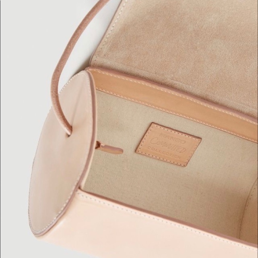 Mango leather purse from Committed Collection